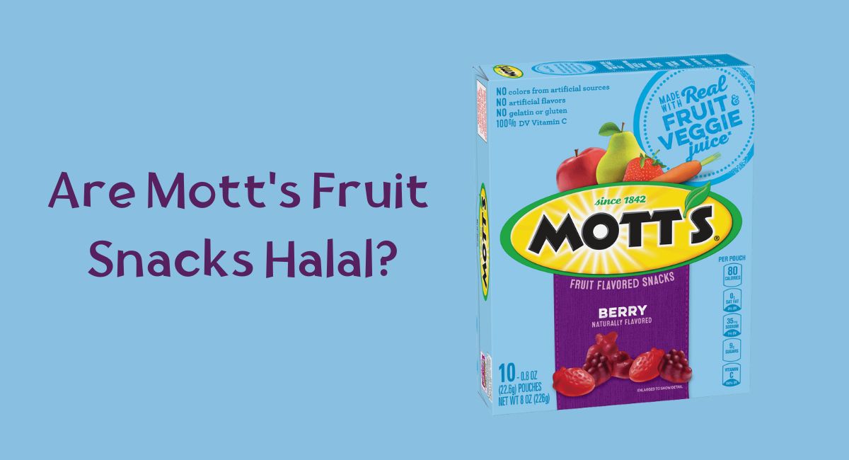 Are Motts Fruit Snacks Halal