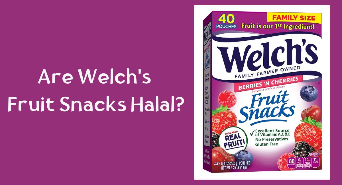 Are Welchs Fruit Snacks Halal